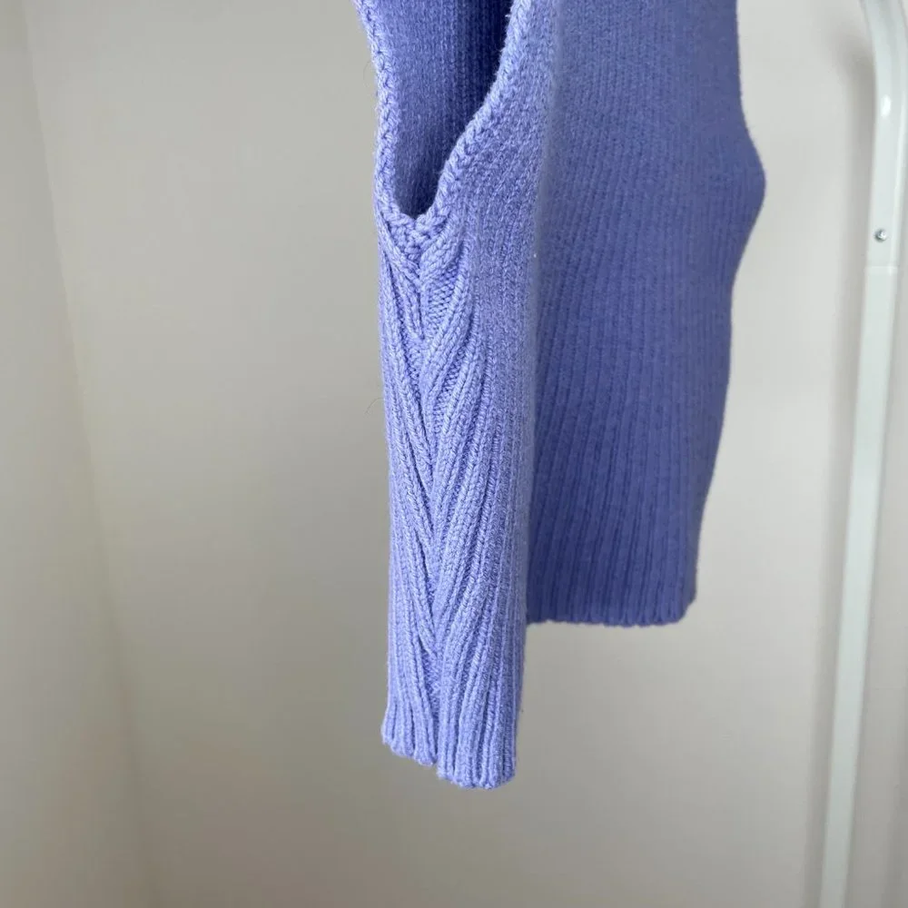 Los Angeles Apparel Heavy Knit Ribbed Crop Top - Picture 5 of 7
